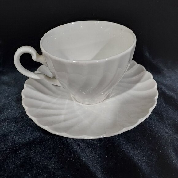 Johnson Brothers Other - Johnson Brothers Ironstone "Regency" Snowhite China. Cup & Saucer Set